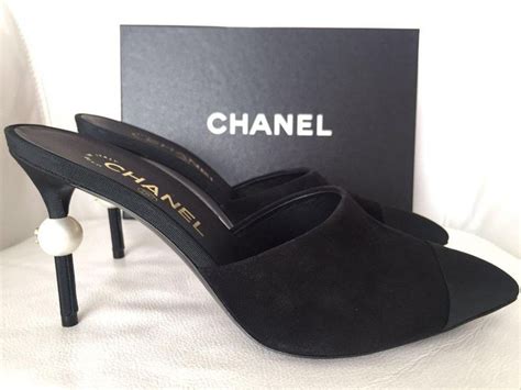 chanel mules heels|Chanel slippers for women.